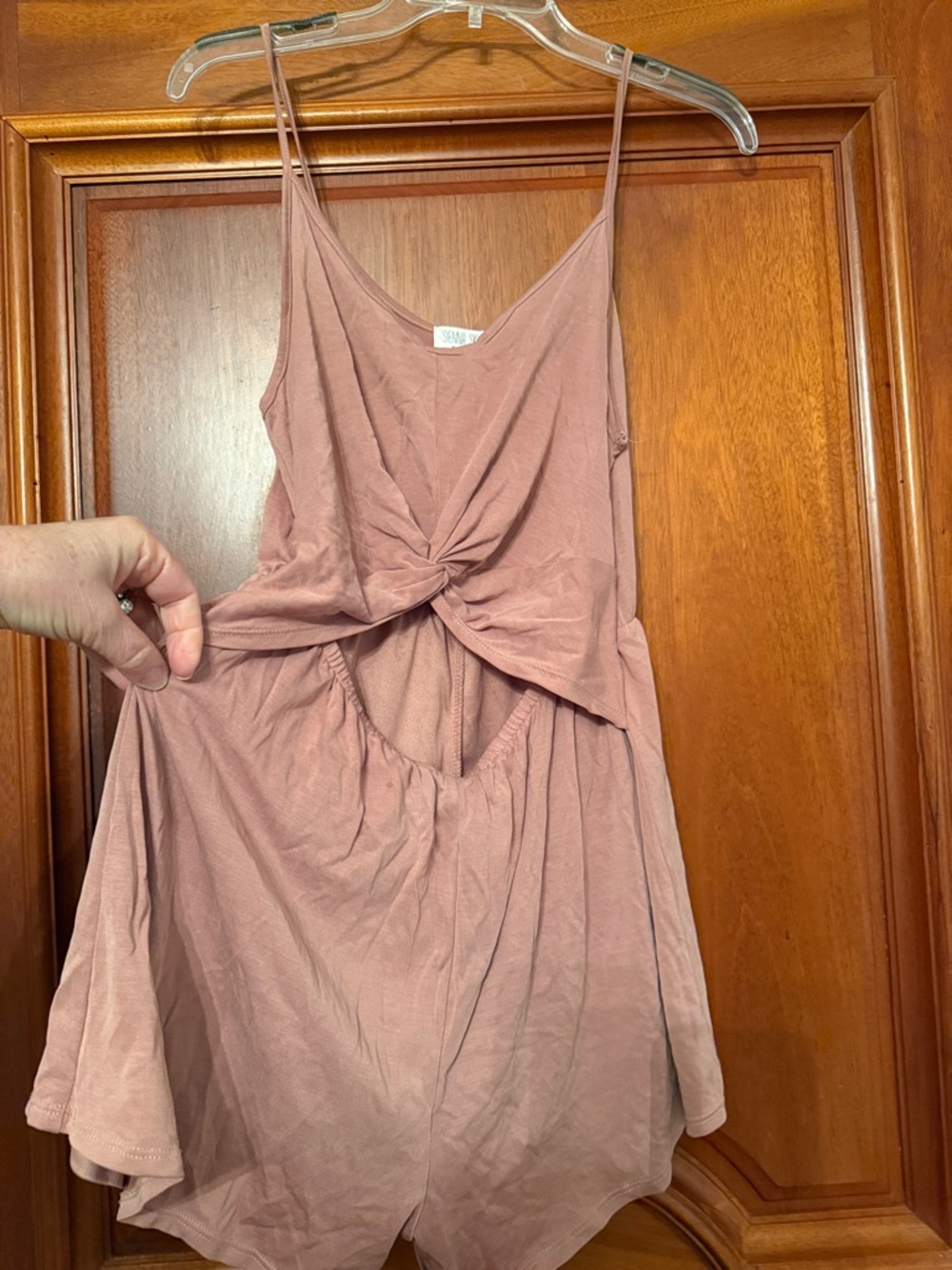 Sienna Sky Mauve-Pink Knit Top